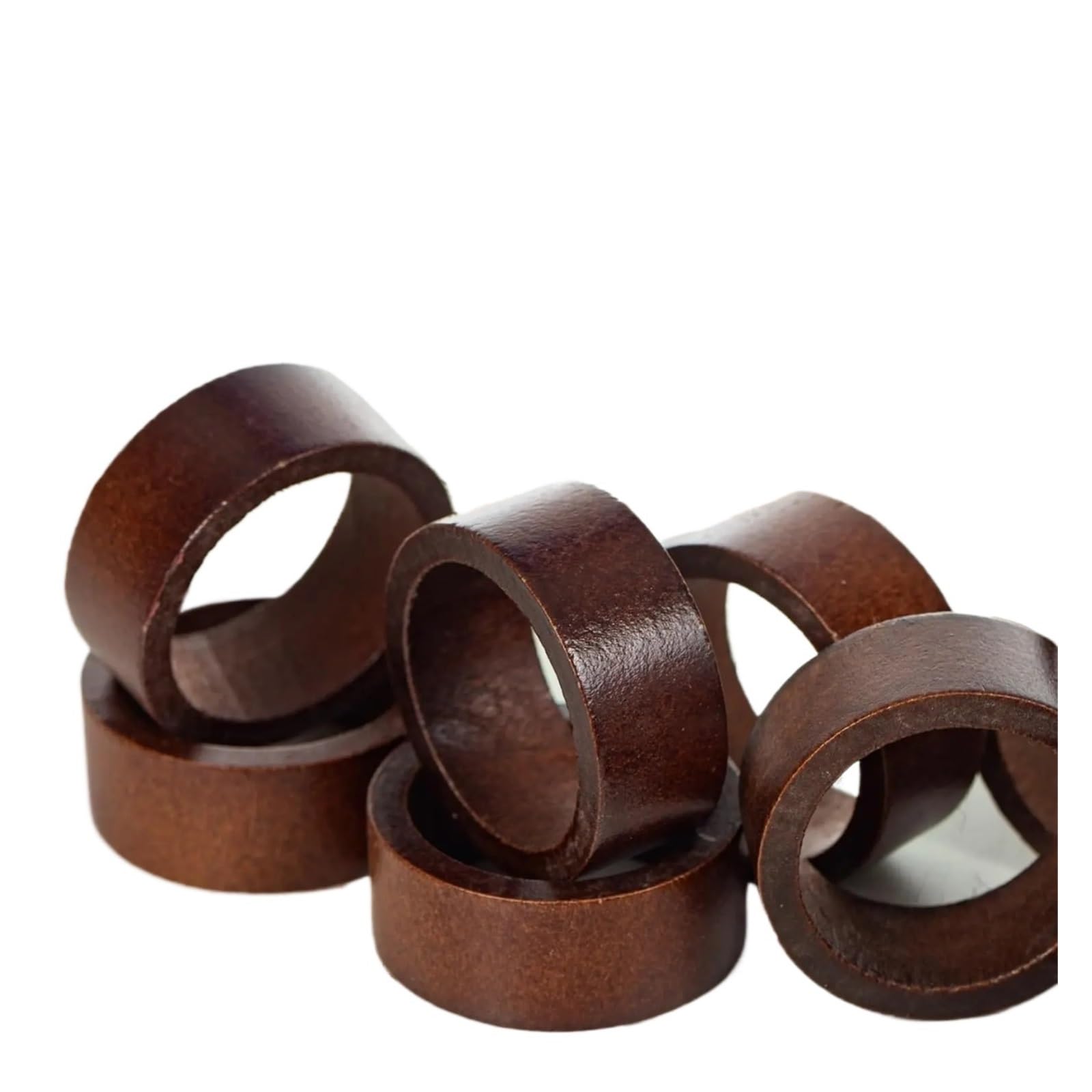 Wooden Napkin Rings Set of 12 Wood Napkin Rings