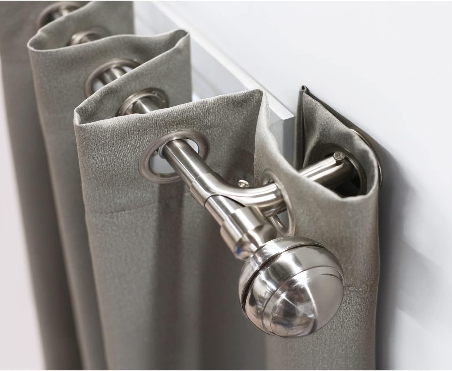 Bryson Decorative Blackout Curtain Rod set 72" x 144" in