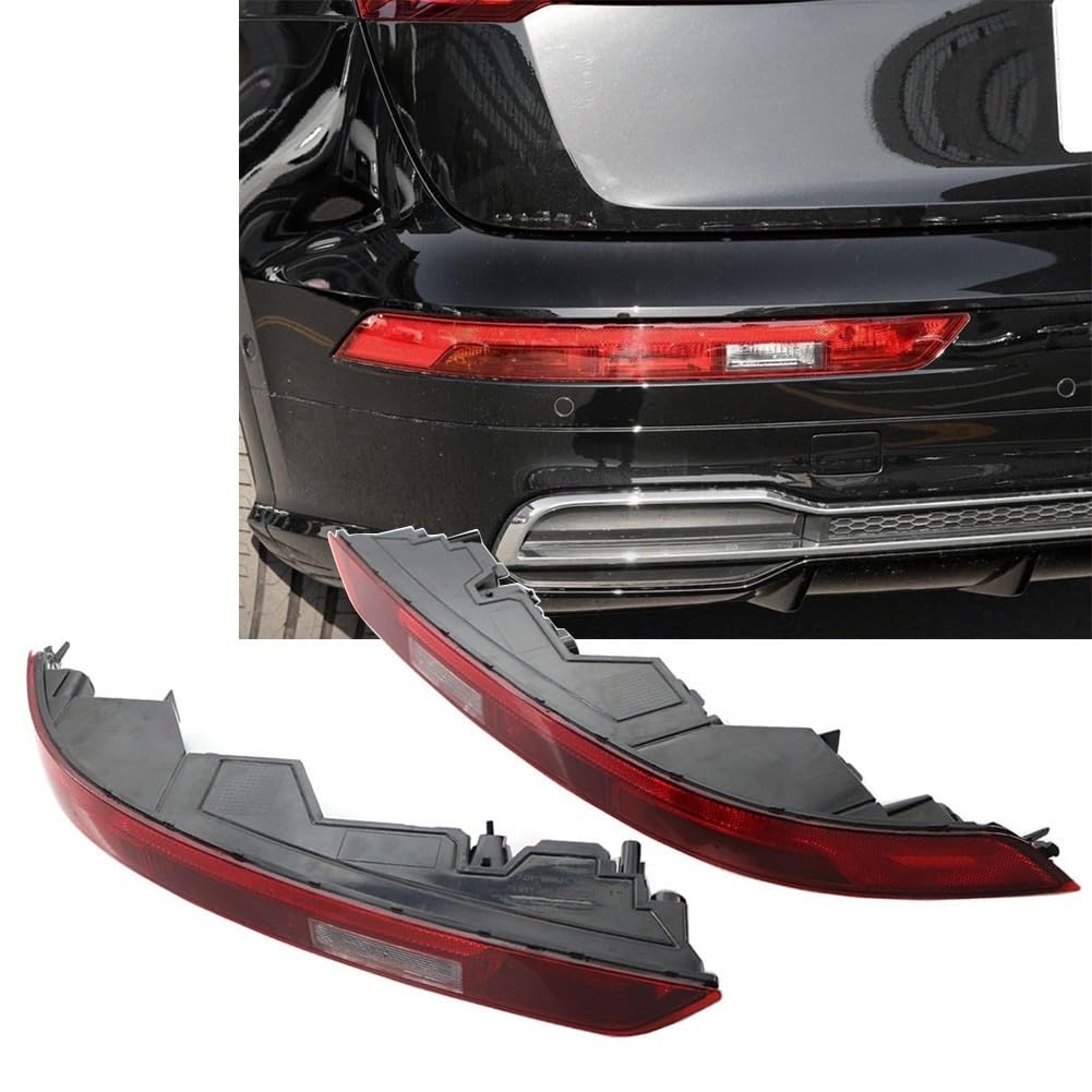 BOYDREAM Piloto Trasero Coche Luces de parachoques trasero de coche, luz trasera inferior, luz de freno y parada Q5 2018 2019 2020 2021 80A945069A 80A945070A