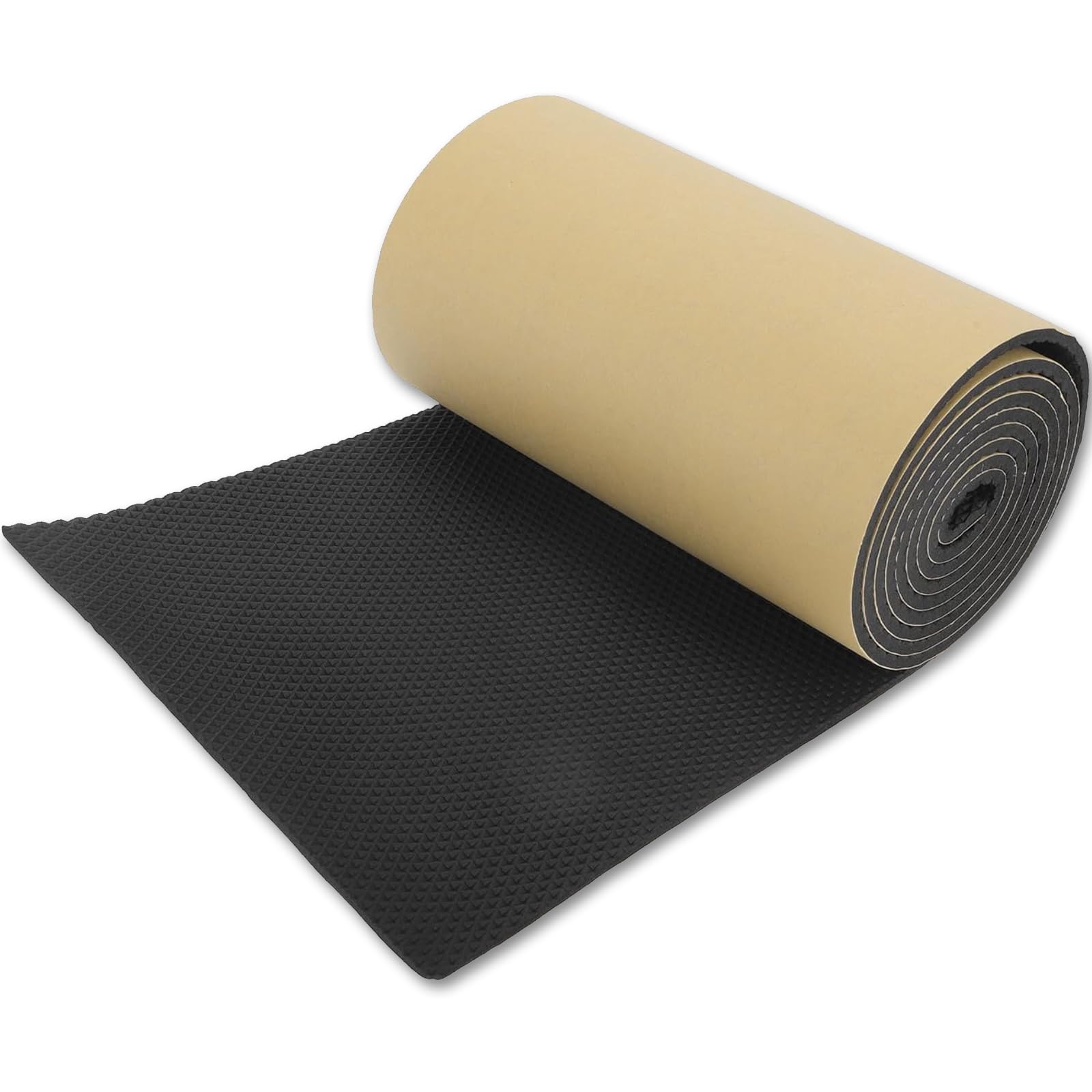 Garage Wall Protector, 4 MM EVA Foam Roll Ultra Thick Self Adhesive Foam Sheets Wall Padding Collision Closed Cell Foam Pad Door Protectors Car Insulation Heat Mat