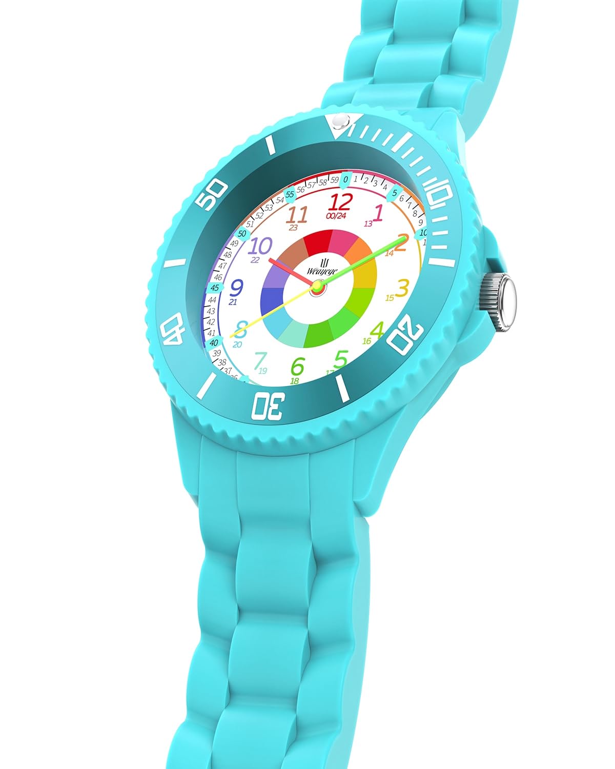 Weayege Orologio per Bambino Bambini,Orologio per bambini,Orologio da polso per bambinia,Educativo Orologio Bambina,Orologio Didattico Regalo Bambino,Orologio per bambini da 5 a 18 anni