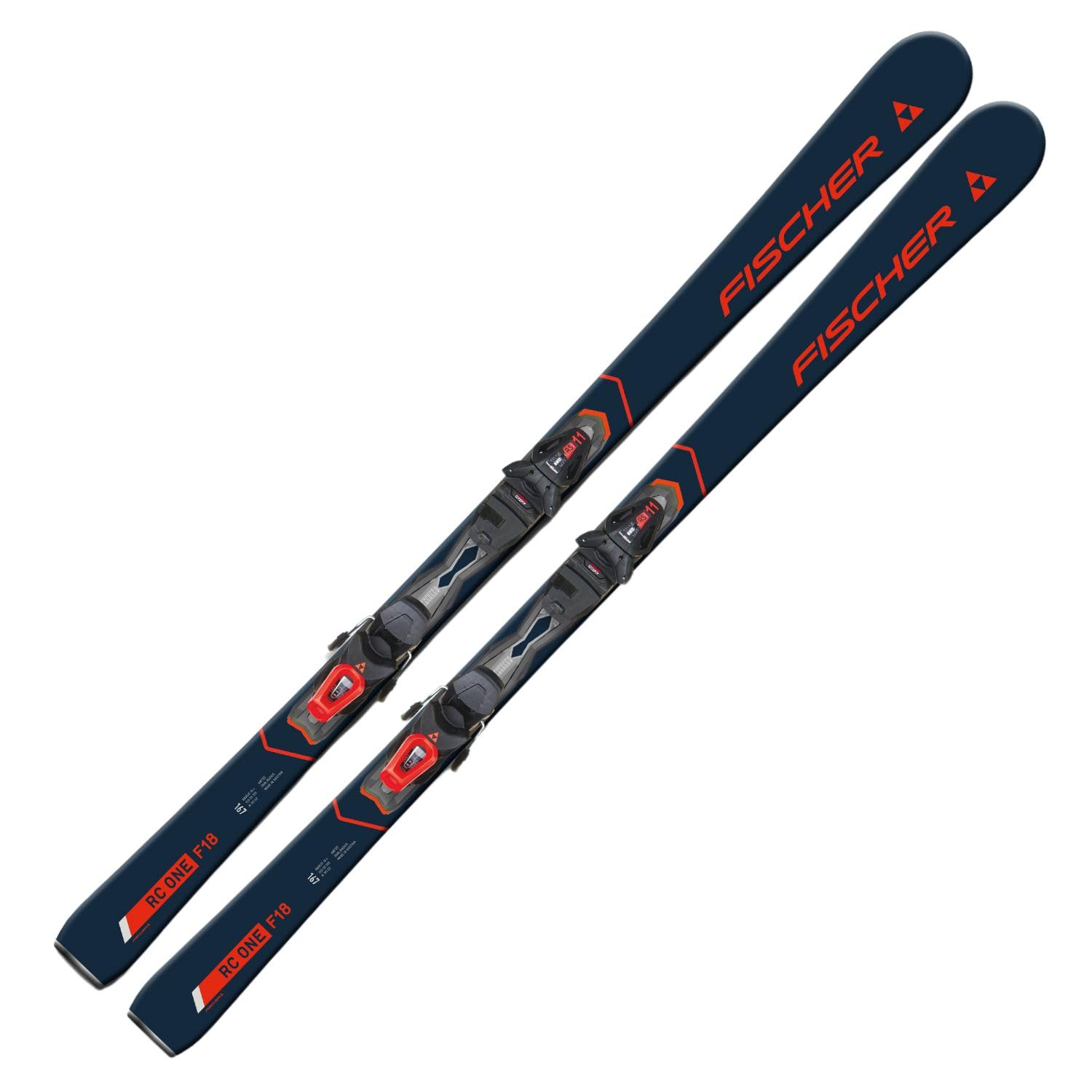 Ski Alpinski Carvingski On-Piste-Rocker - Fischer RC One F18 TPR - inkl. Bindung RS11 PR Z3-11 - Modell 2024 - All Mountain Ski - geeignet für Fortgeschrittene Fahrer