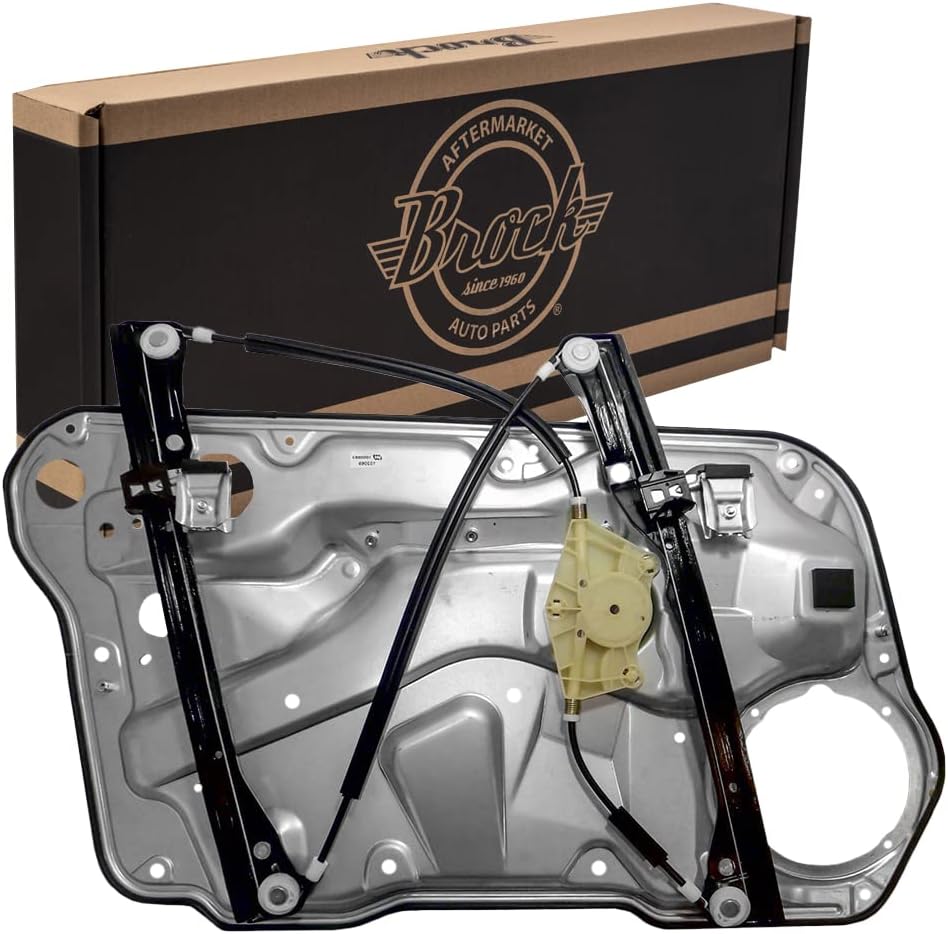 Window Regulator w/o Motor for 1999-2006 Golf Gen 4 w/Panel Front for 1999-2005 Jetta for 2007-2010 Golf City for 2007-2009 Jetta City 1J4837462H Right VW1351116