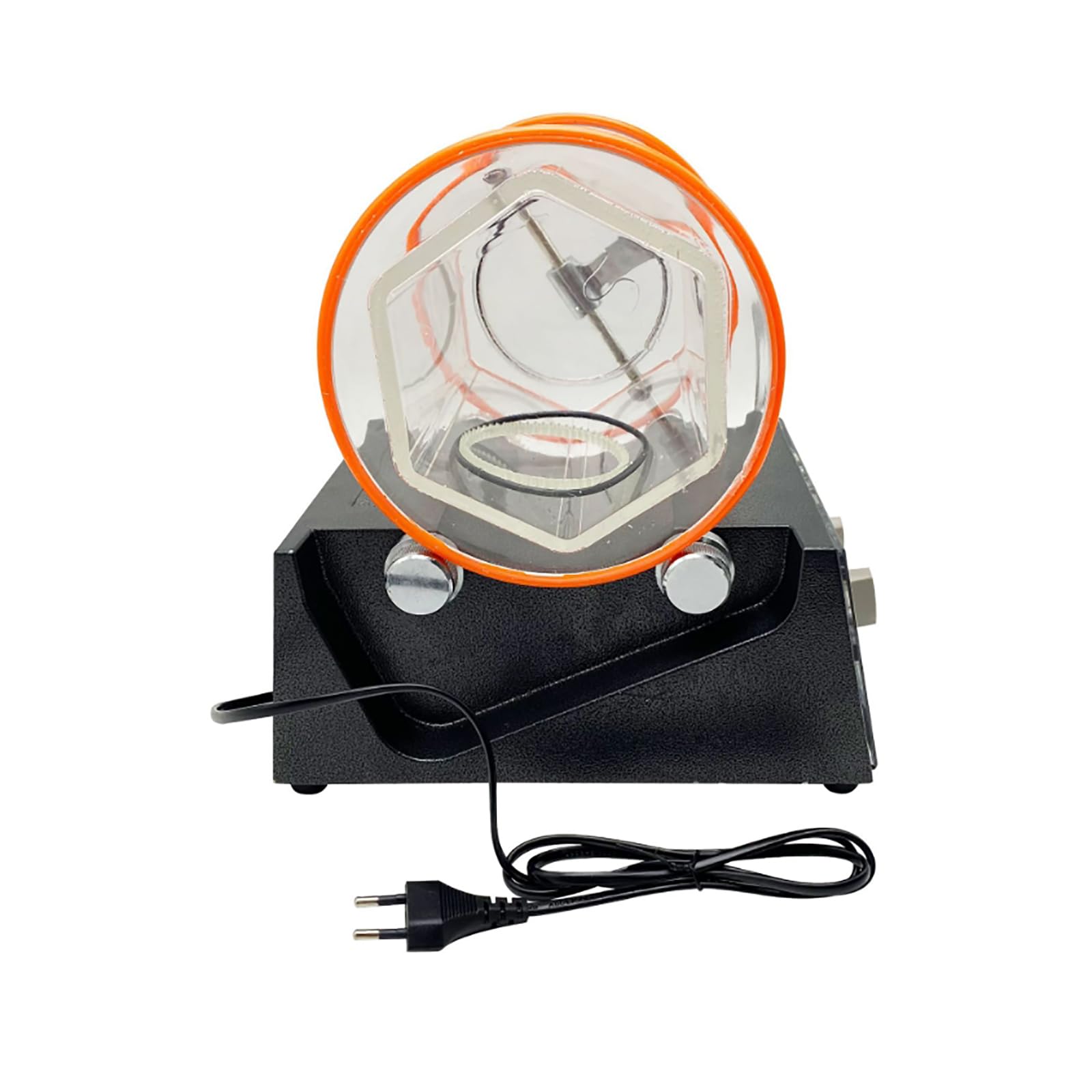 MObyat Machine De Finition De Bijoux, Grande Capacité De 5 Kg, Polisseuse À Tambour, Sens De Rotation, Temps Et Vitesse Réglables, Et Système De Verrouillage Anti-Fuite