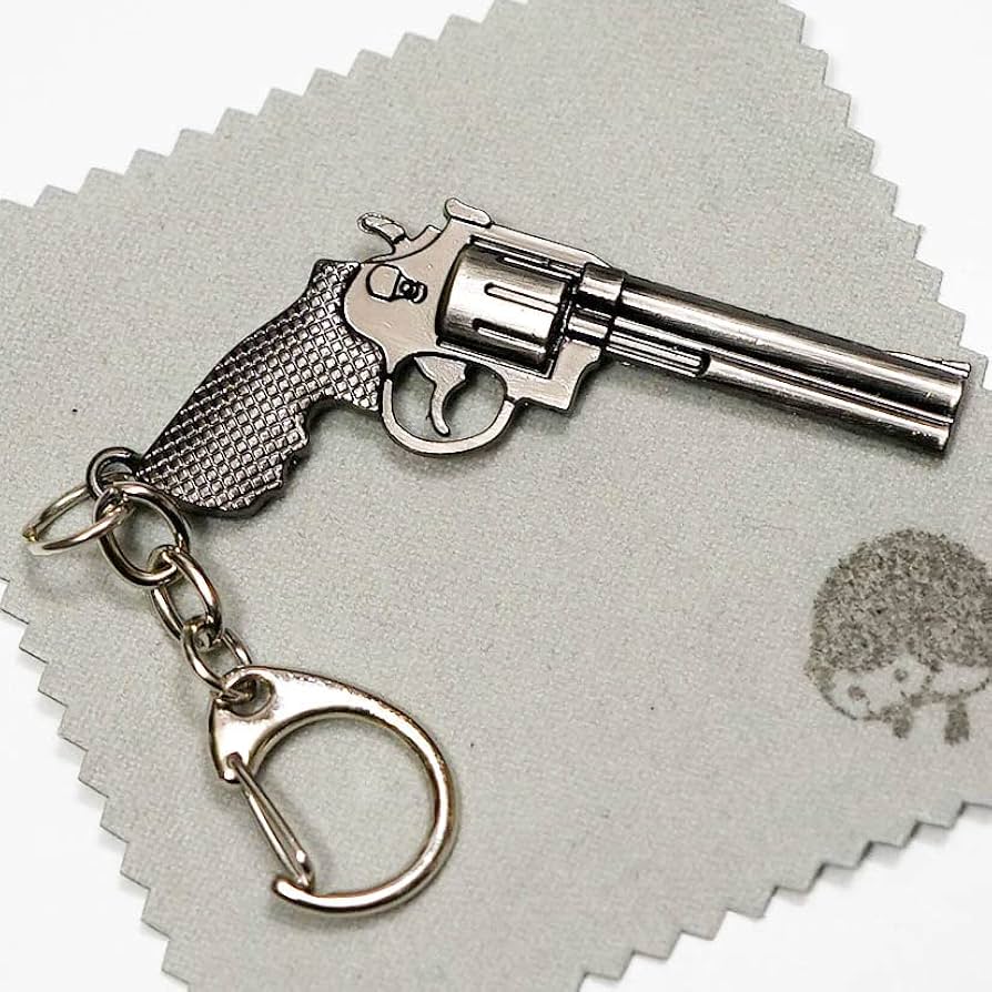銃のキーホルダー　大量まとめ Amazon.co.jp: Rimikuru 折り畳み式 6連発式輪ゴム銃 2個セット