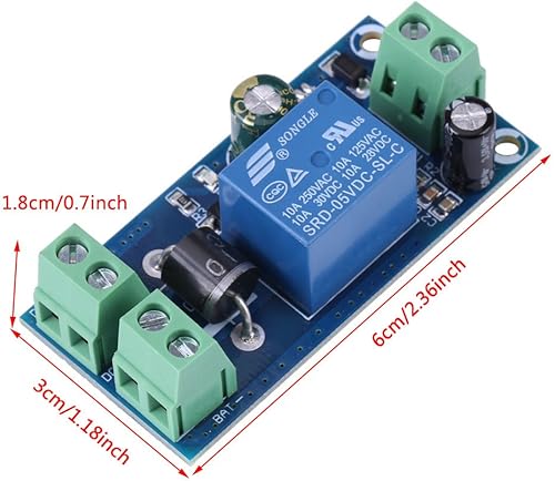 Miniatura 2 de Módulo de conmutación de batería de respaldo de CC, adaptador de interruptor automático de carga de batería de 5V  48V 10A, módulo controlador de