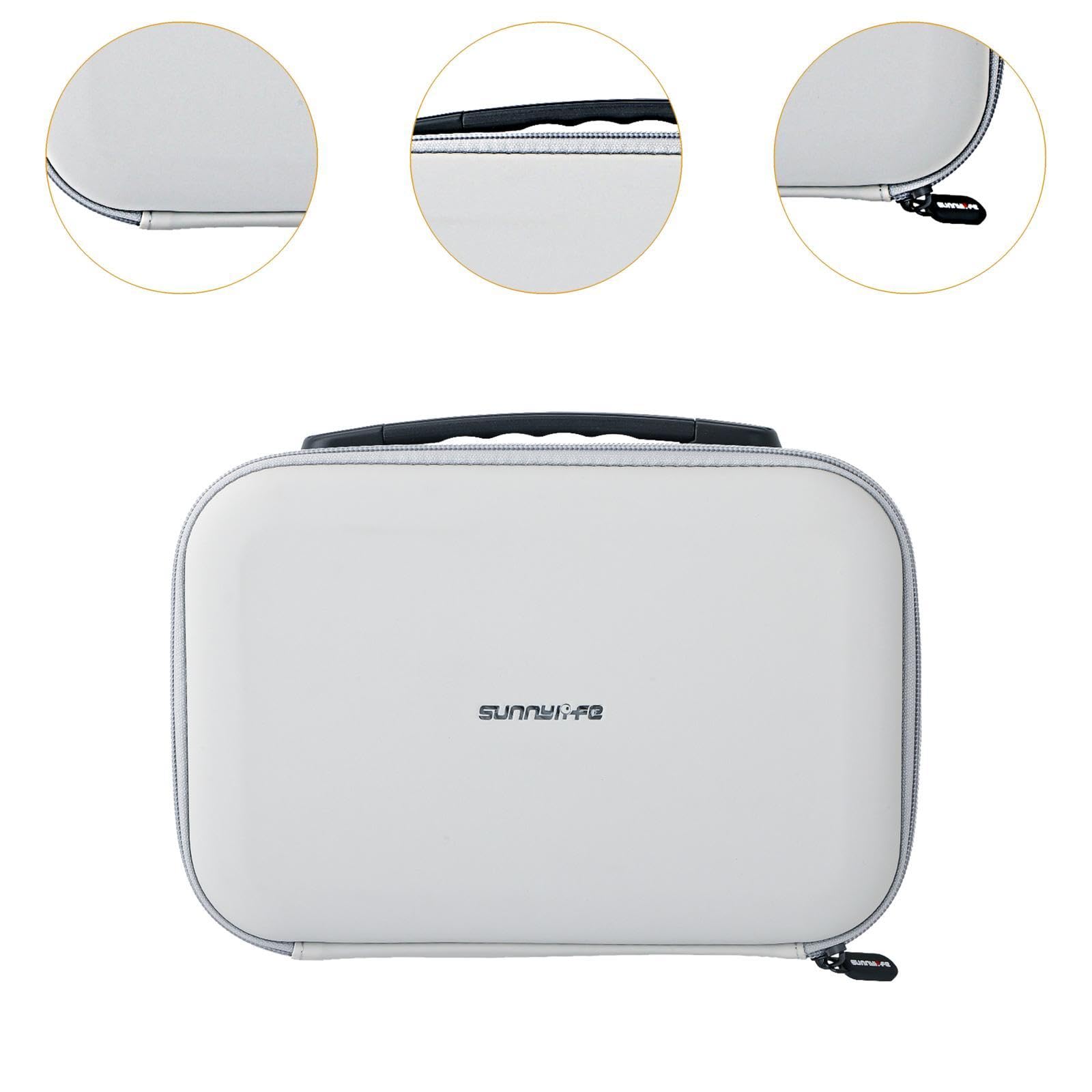 Custodia protettiva rigida portatile per cavo di ricarica e filtro, colore: grigio, Set da 2 (grigio), 266x191x93mm, come descrizione