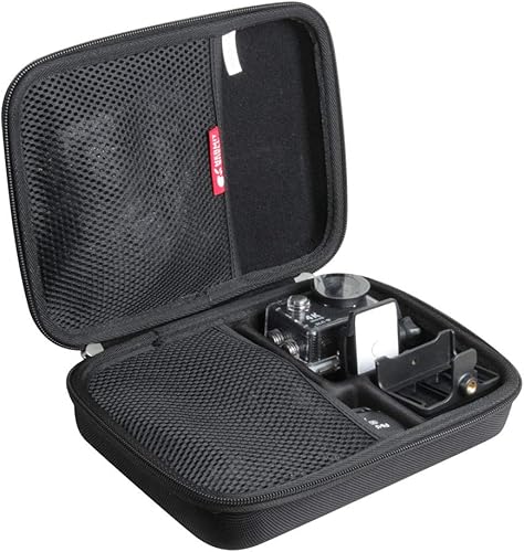 Hermitshell Estuche de viaje para AKASO EK7000 4K30FPS cámara de acción Ultra HD cámara submarina, Negro -, Moderno