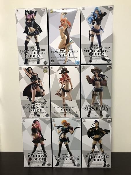 GLITTER&GLAMOURS ワンピース フィギュア 7種ナミ ビビ ハンコック