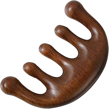 Wooden Scalp Massager for Hair Growth Wood Head Scalp Massage Comb Tool Hair Massager Wooden Wide Tooth Comb Hair Massager for Hair Growth Head Messages for Scalp