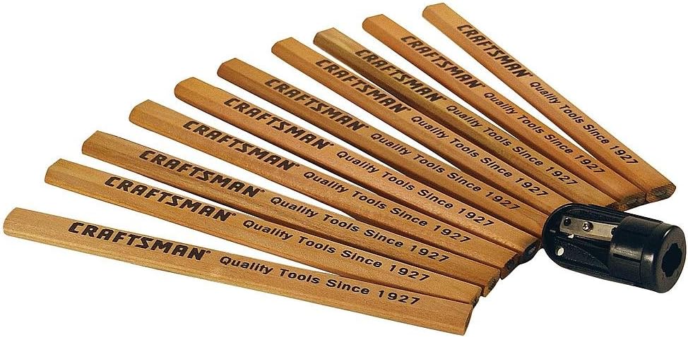Craftsman 10-pack Carpenters Pencil Set with Sharpener