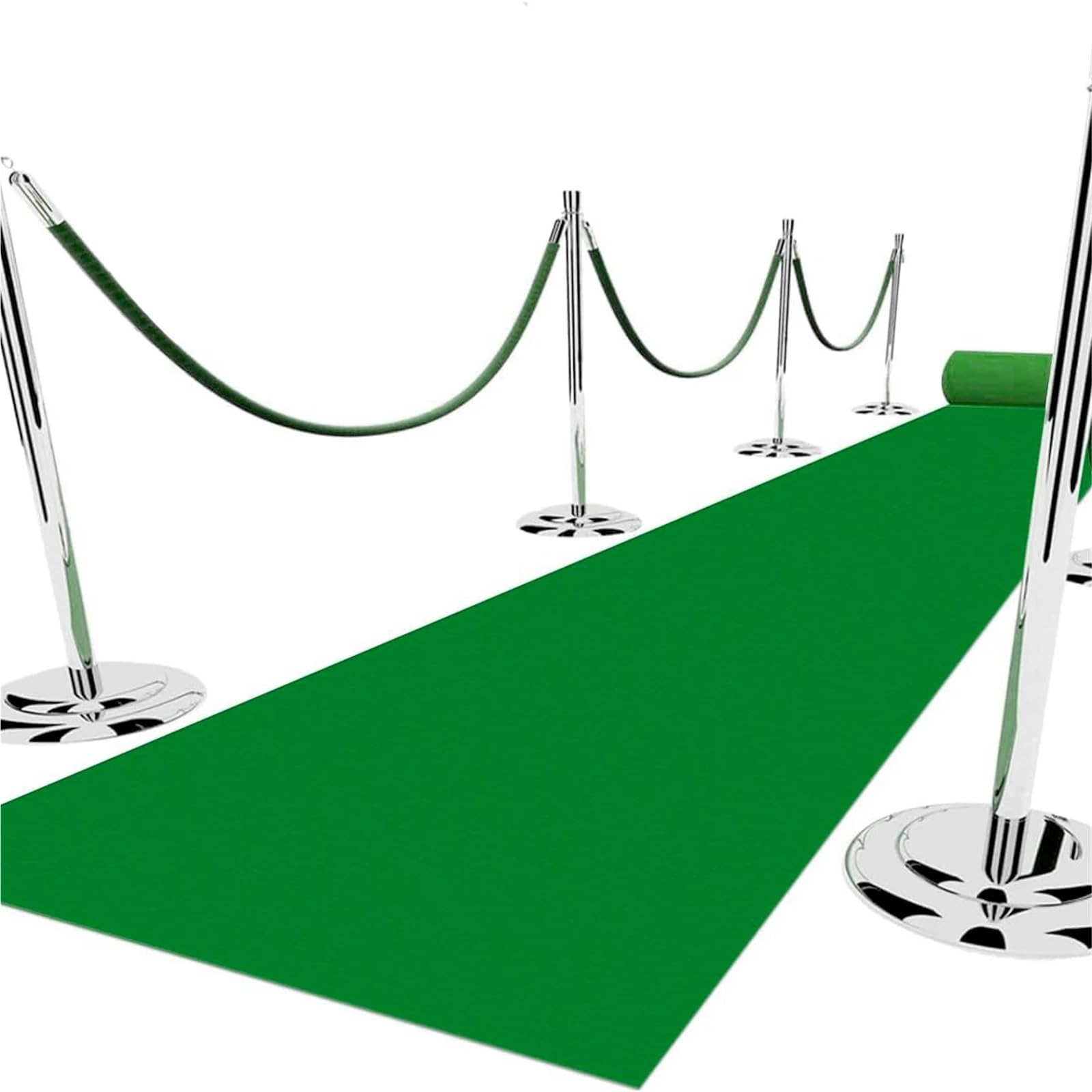 Alfombra para Bodas Alfombras de Pasillo césped Verde for Bodas, Accesorios for Ceremonias, Fiestas y Eventos, decoración Interior Exterior(1500CM_1M)