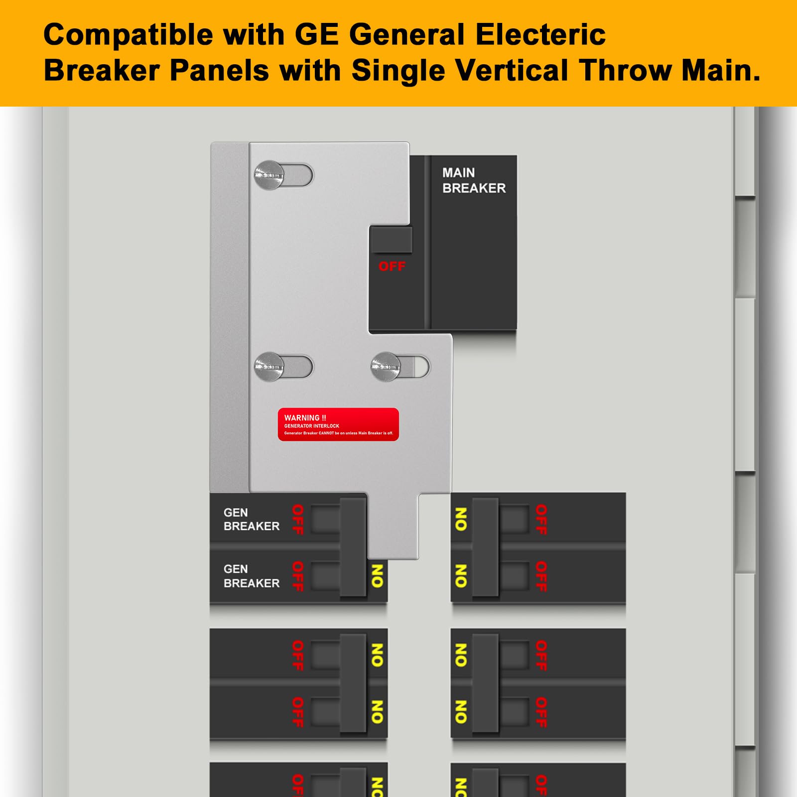 Generator Lockout Example Breaker Panel Interlock Generator Lockout Kit Generator Interlock Kit ...