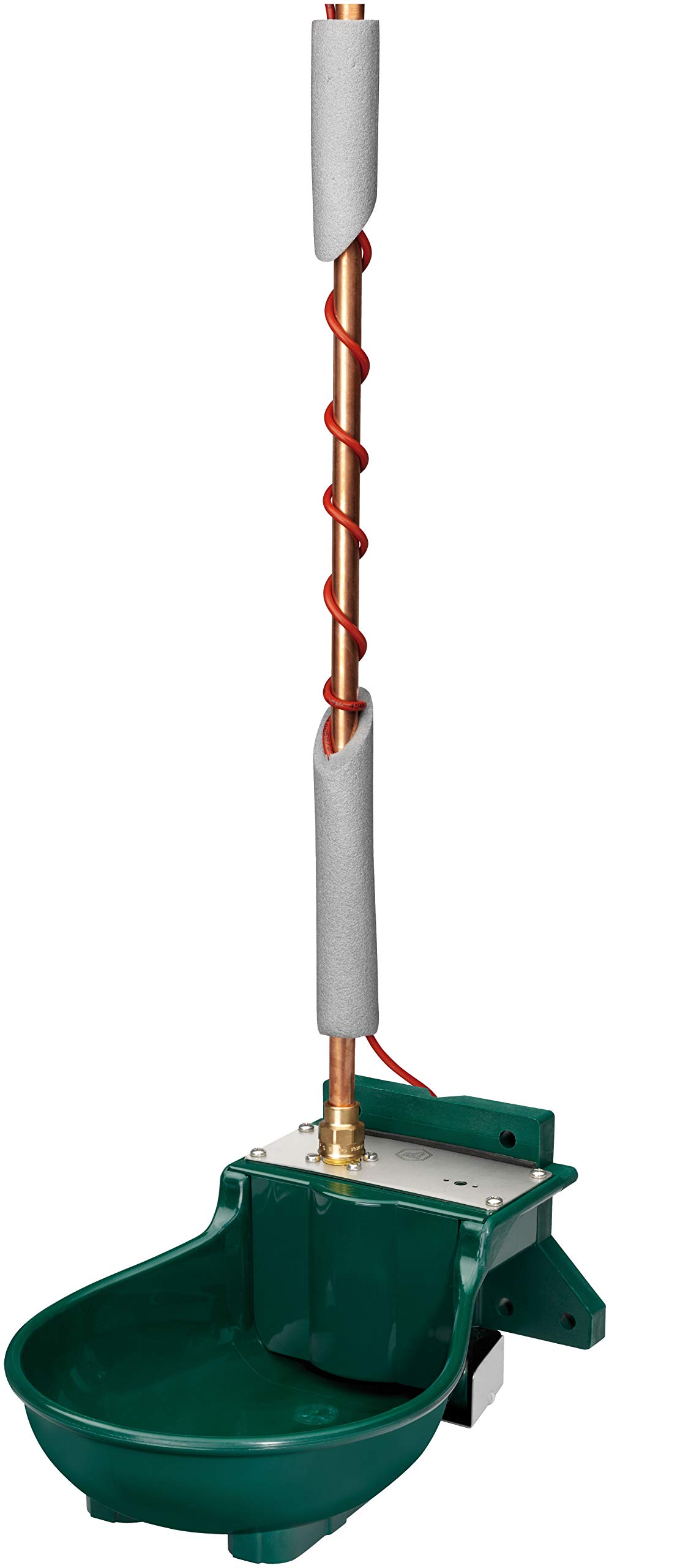 Lister Heizbares Tränkebecken SB 112 NT H RBH mit Rohrbegleitheizung 230 Volt / 66 Watt (Frostschutz bis ca. -25°C) - mit Schwimmerventil 230 Volt - Tränke Kuh Kühe Rinder Pferd Pferde Stall