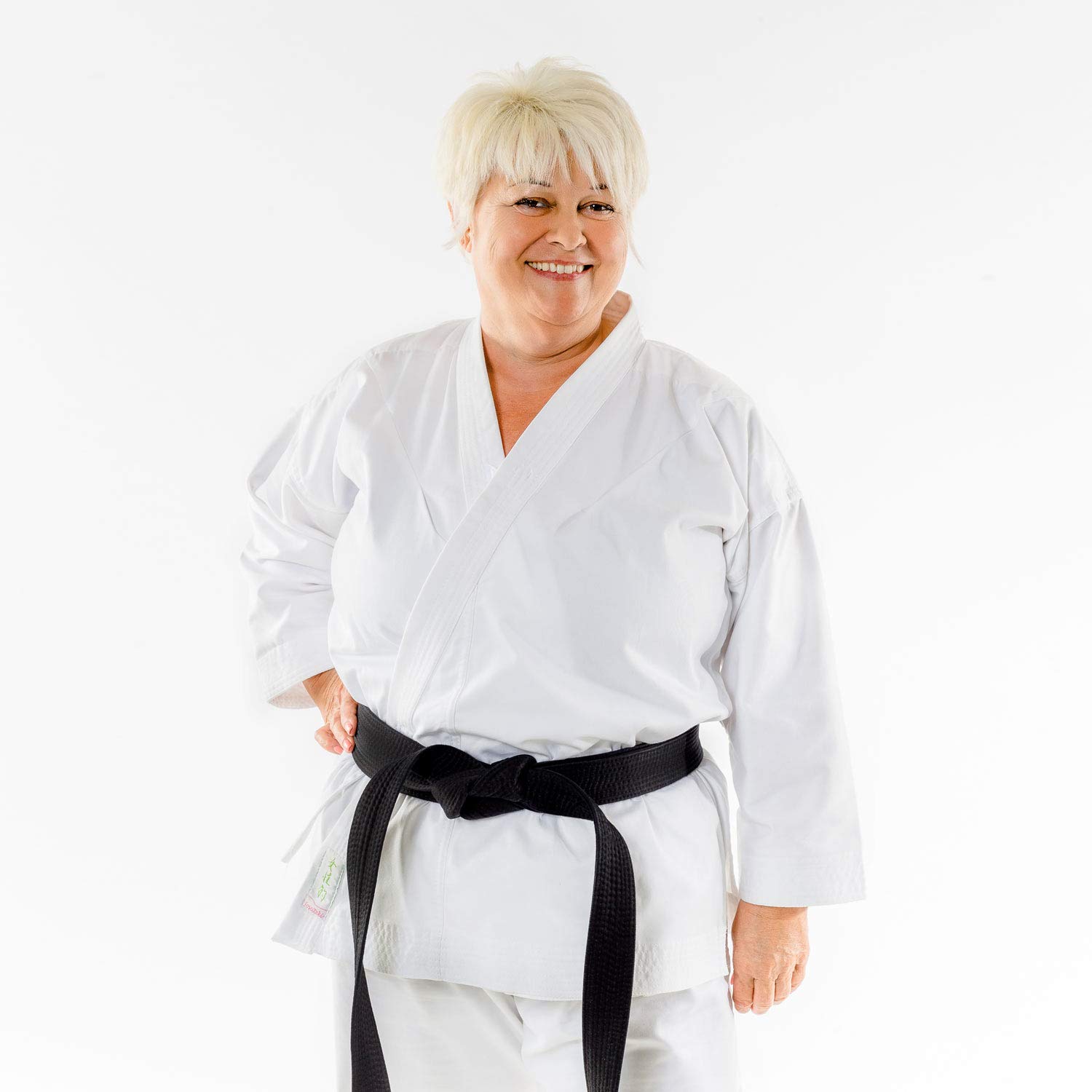 Momoko Damen Karateanzug Joseiteki 10 oz Mischgewebe leicht atmungsaktiv