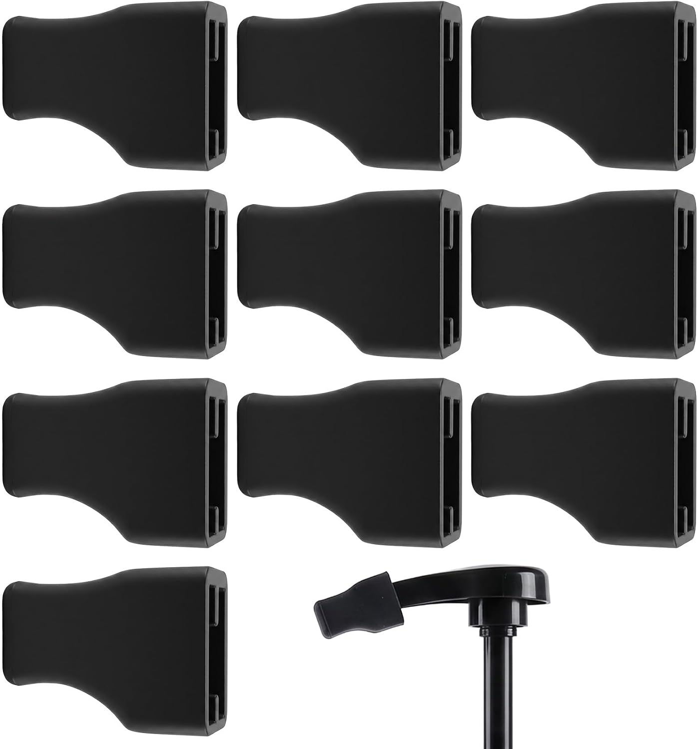 10 Pcs Syrup Pump Covers, Rubber Coffee Syrup Pump Tip Covers, Universal Pump Tip Covers for Coffee Syrup Dispensers, Keep Condiments Clean and Fresh(Black)