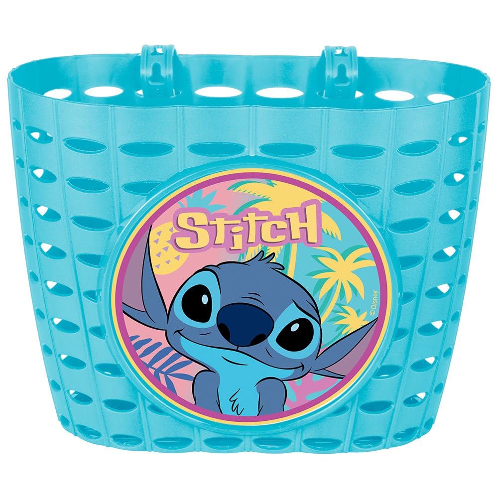 Disney Panier de guidon de vélo Stitch Meega, Nala Kweesta! Turquoise