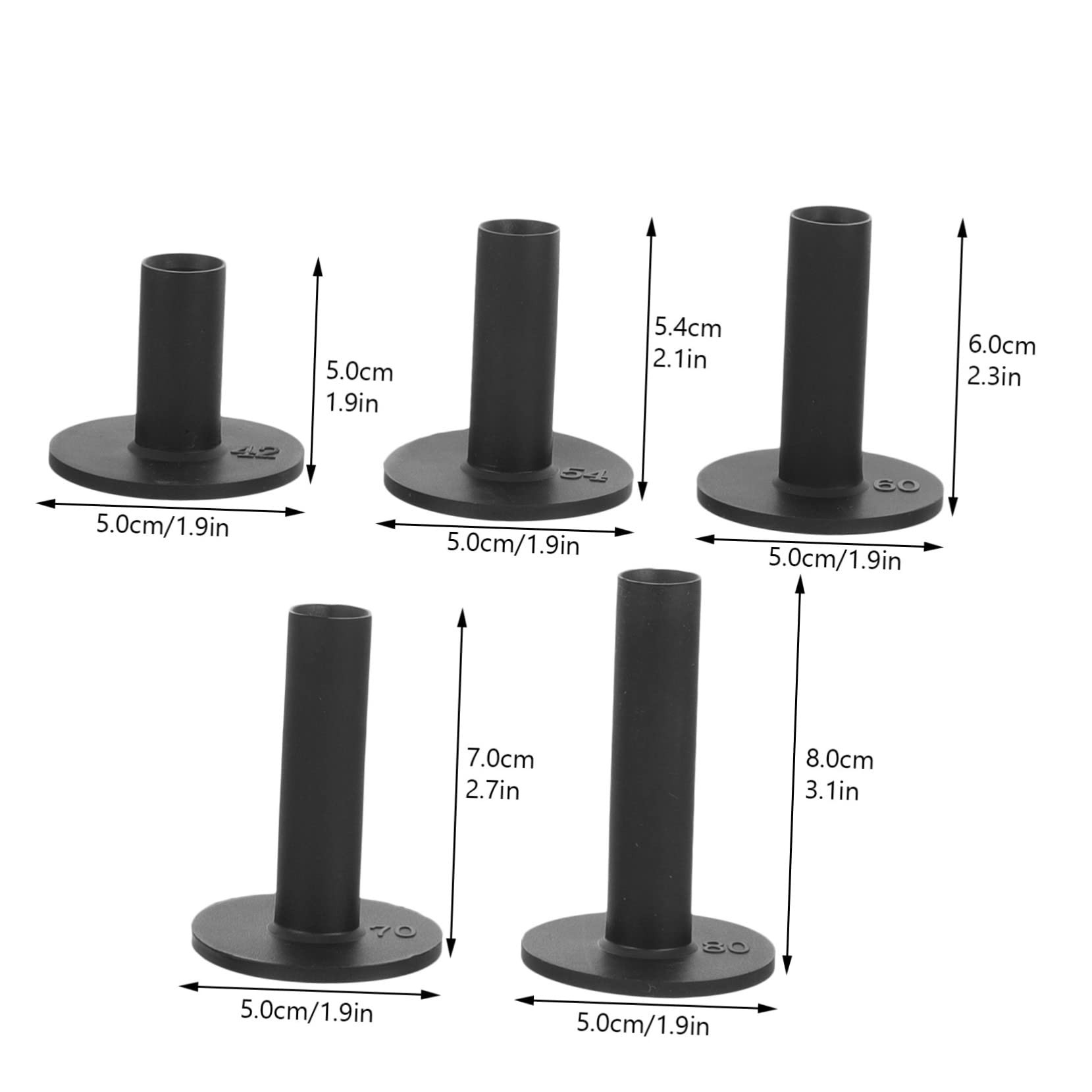 BESPORTBLE Alfileres De Golf Golfs Neto tee De Golf Ajustable Bandejas De De Golf Camisetas De Pelota De Golf Tees De Práctica De Golf Black Gel De Sílice