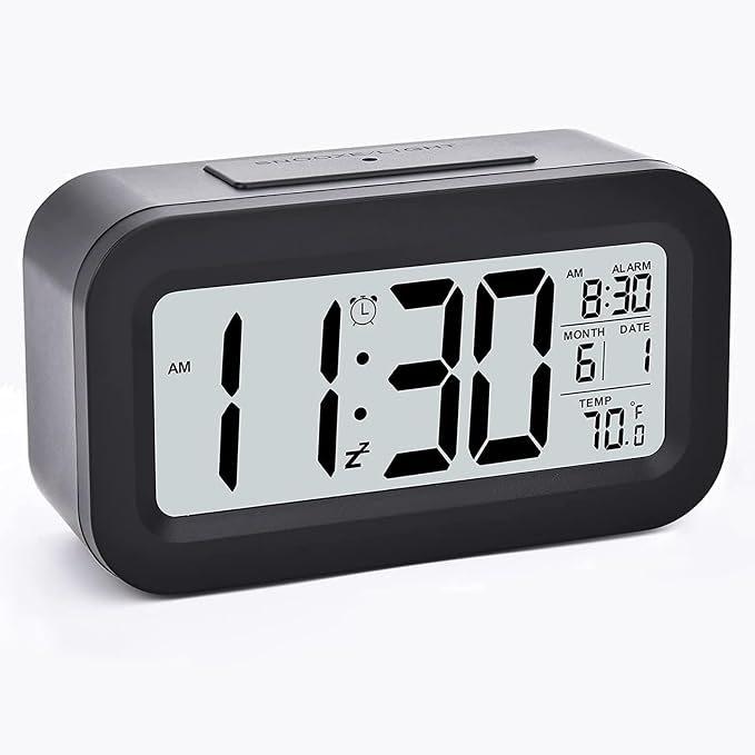 Necomi Nightlight Digital Alarm Clock