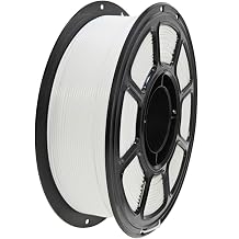 3D Printing Filament White PLA Filament 1.75mm,Dimensional Accuracy 0.02 mm,3D Printing Filament Fits for Most FDM 3D Printers,Vacuum Packed,1kg Spool 2.2lbs