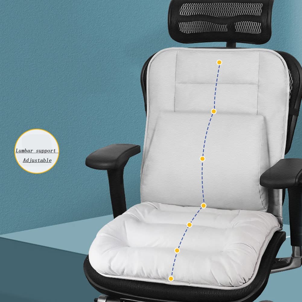 Cuscino per sedile ortopedico per sedia da ufficio cuscino lombare cuscino per sedia cuscino per sedile auto cuscino per schienale sedia da ufficio cuscino per schienale in memory foam rives