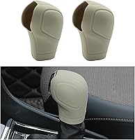 Vista 1 de Ziciner 2 piezas de cubierta para palanca de cambios de coche, accesorios de protección de cambio automático de silicona elástica, pomo