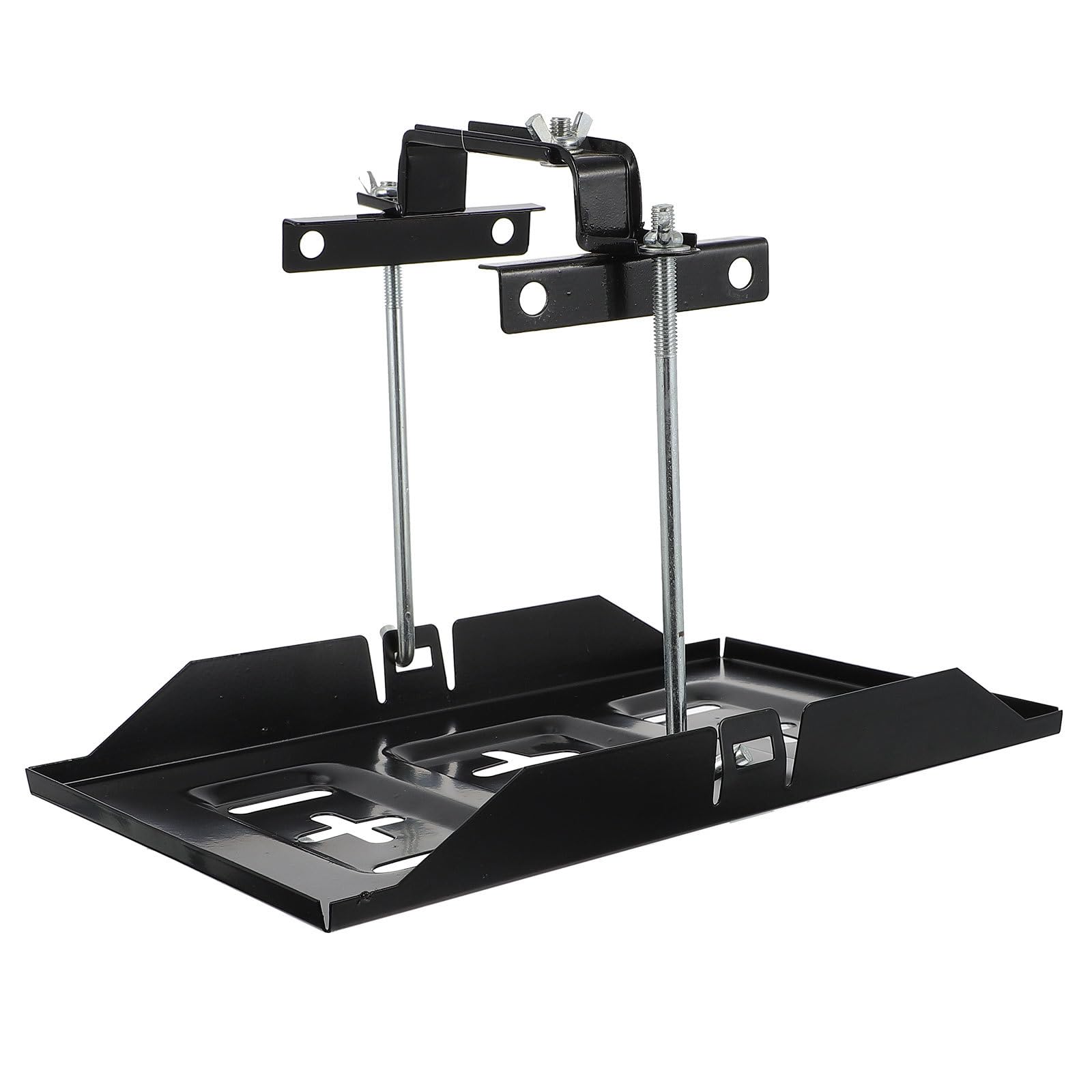 Fer Noir Support de Batterie de Voiture 1 Set, Fixation