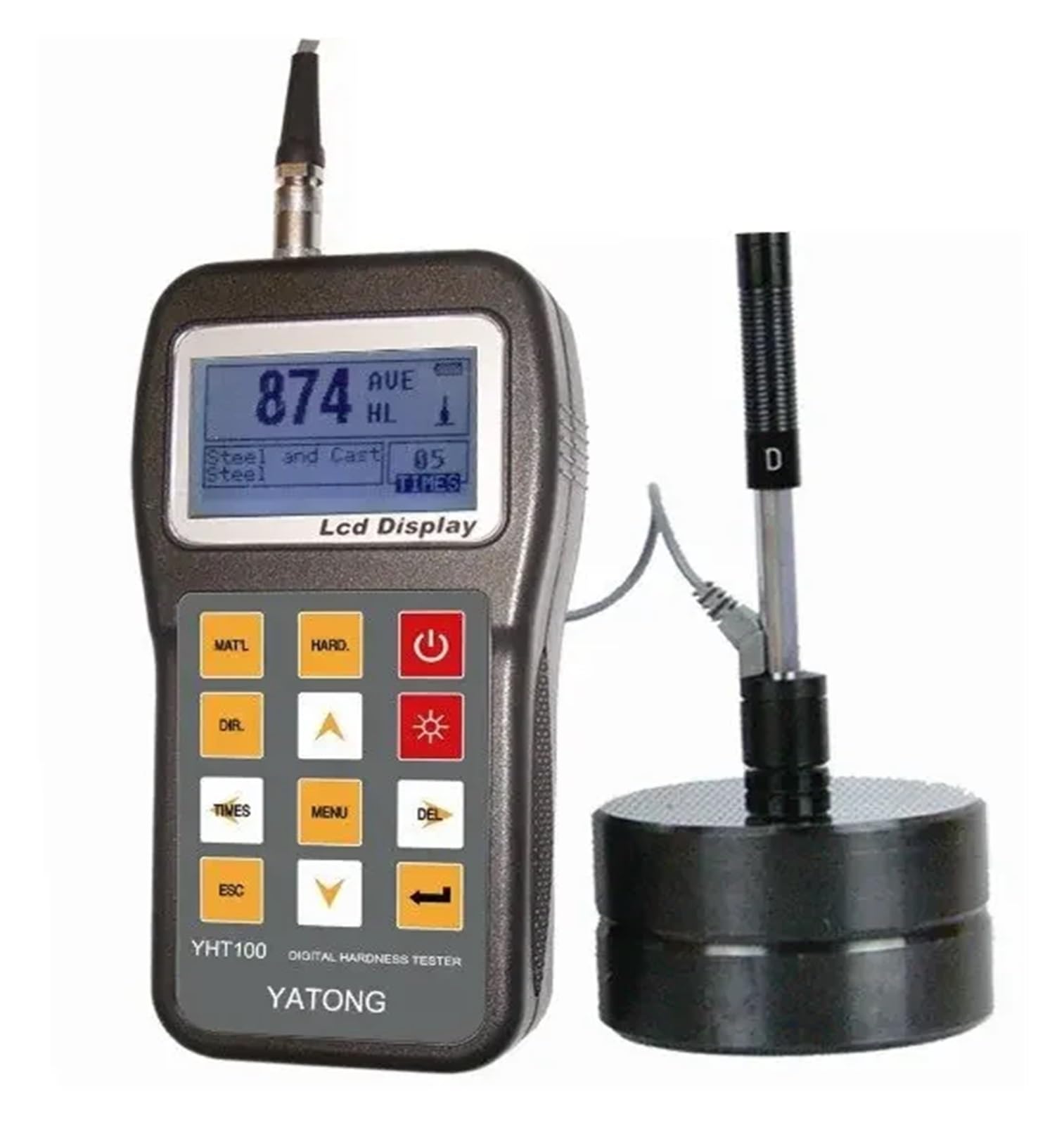 JVDDI YHT100 Portable Leeb Hardness Tester Meter