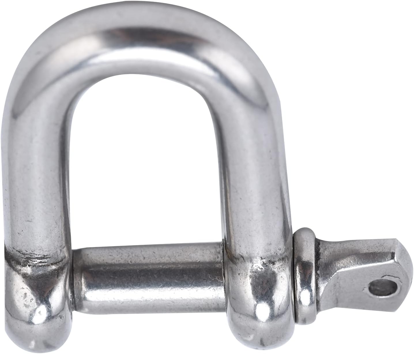 VINGVO D Ring Shackles, Shackles for Towing Screw Pin Anchor Shackle Stainless Steel DShaped Bow Shackle for Chains Outdoor Camping Survival Rope (M20)
