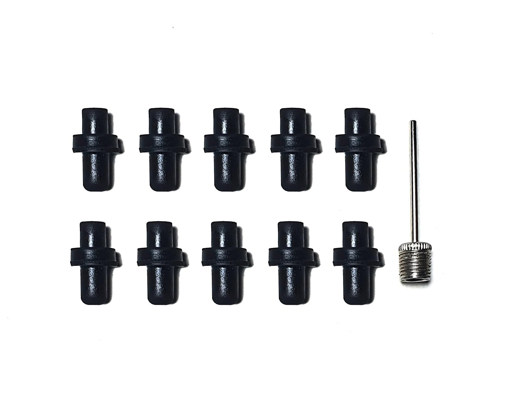 ICE Club Shop Soccer Ball Valve Replacement Sport Ball Inflation Valve Kit(10 Pieces), Basketball Valve Replacement Valves,Volleyball,for Basketball, Football,Sports Ball Leak Repair Kit