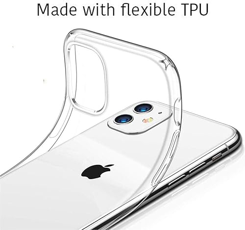 Miniatura 3 de Funda + película de vidrio templado, para Oukitel C21 Pro (6.4 pulgadas) Protector de pantalla y funda protectora de TPU de silicona suave