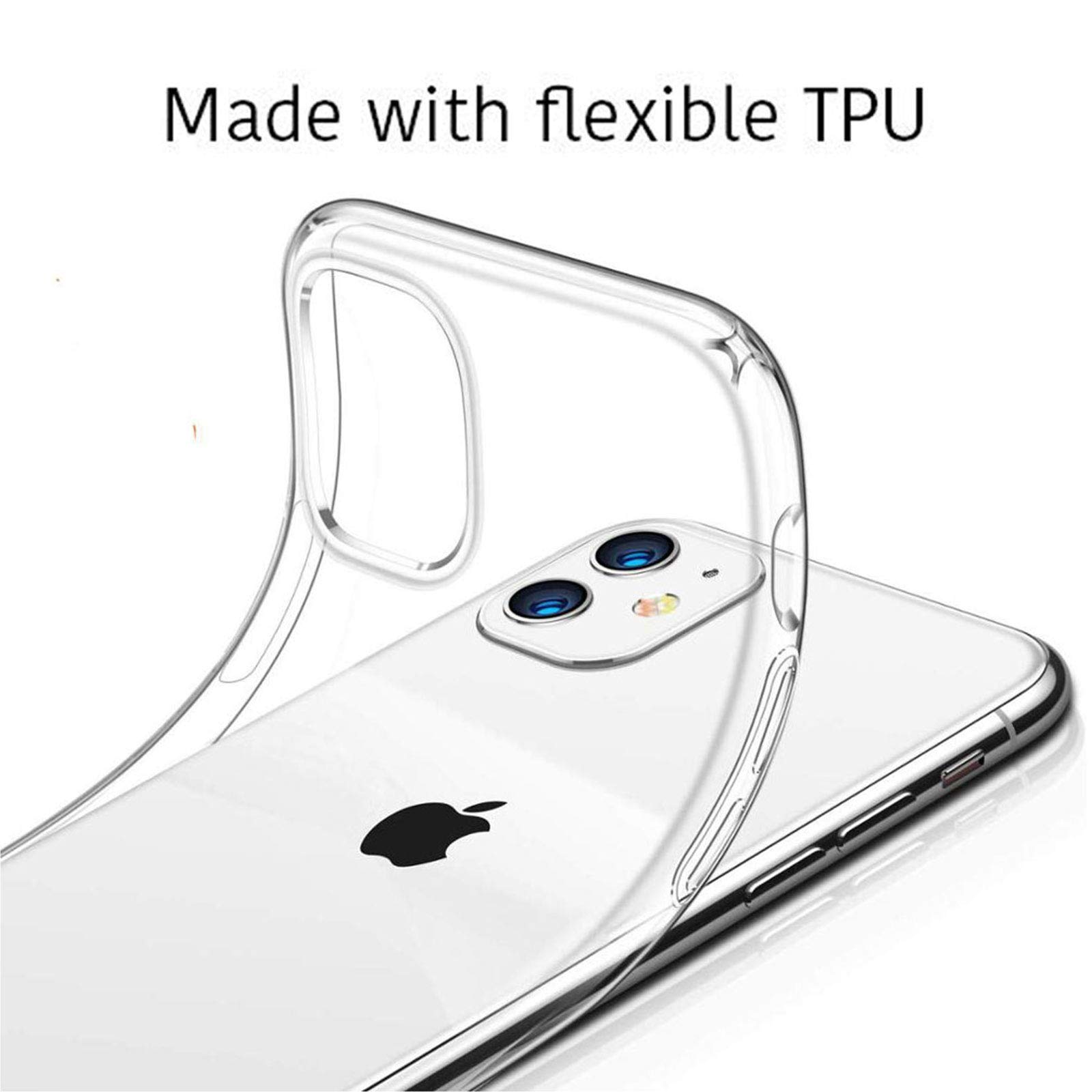 Custodia TPU Trasparente + 4 Pellicole Vetro Temperato Per ZTE Axon 40 Ultra (6,8"), Cover Morbida Sottile E Kit Protezione Schermo, Antigraffio - 2