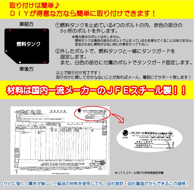 Amazon | NTS GIKEN (NTS技研) 燃料タンクガード JA11 / SJ30 /JA71