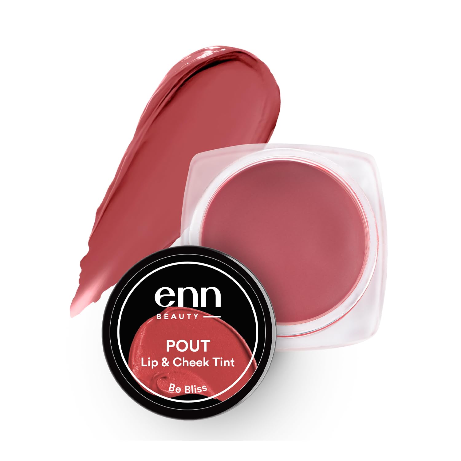 Enn Beauty Pout Lip, Cheek & Eyeshadow Tint with SPF 10 withThe Goodness of Jojoba & Avocado Oil, Natural Blush for Women, Long Lasting, Sls & Paraben Free - Be Bliss, 5gm-image-8