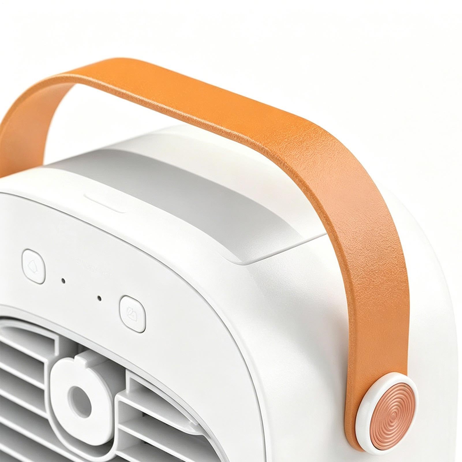 Ventilatore Scrivania Portatile 3 velocità USB ricaricabile silenzioso | Ventilatore da Tavolo con Nebulizzazione Rinfrescante per piano di lavoro, camera da , comodino, ufficio domestico, viaggi,