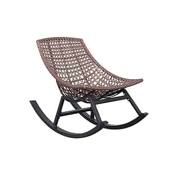 Amazon｜ロッキングチェア ラタン調 籐ロッキングチェア 戸外籐