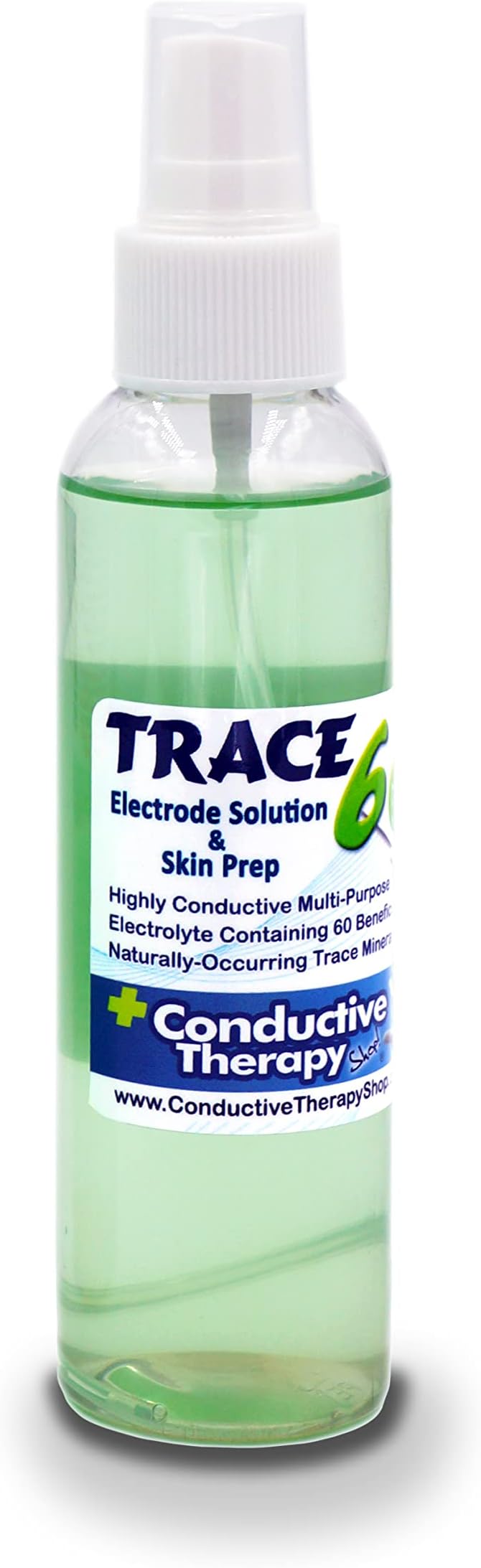 Trace 60 Conductive Electrolyte Spray & Skin Prep Solution for TENS, eStim, Pulse Massager, and Electrotherapy Treatment (6 oz.)