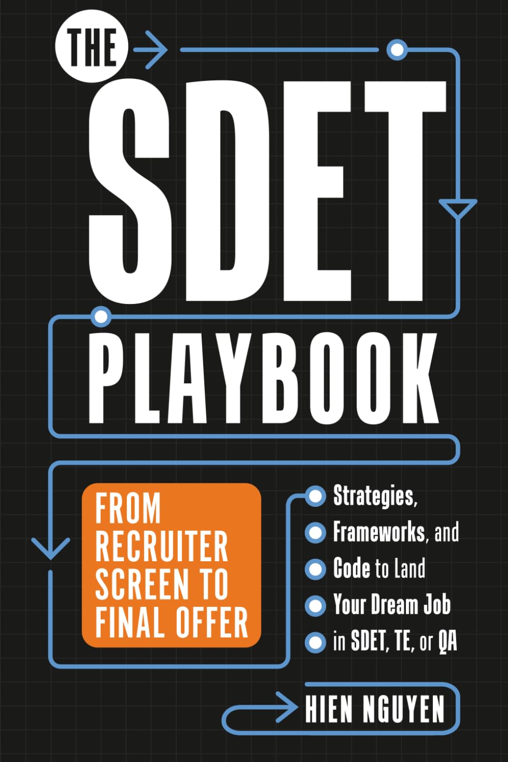 The SDET Playbook: From Recruiter Screen to Final Offer—Strategies, Frameworks, and Code to Land Your Dream Job in SDET, TE, or QA.