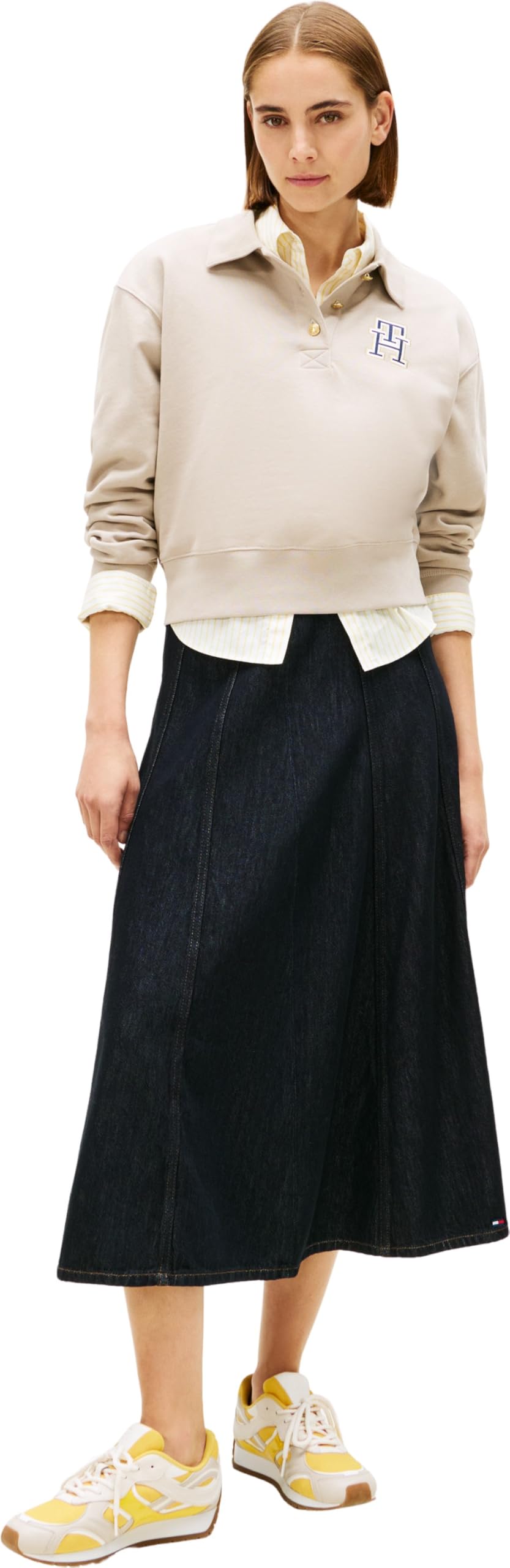 Tommy Hilfiger Damen Ausgestellter Rock