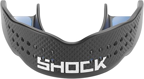 Shock Doctor Protector bucal deportivo, transpirable, perfil bajo, ajuste personalizado, baloncesto, fútbol, lacrosse, hockey y más