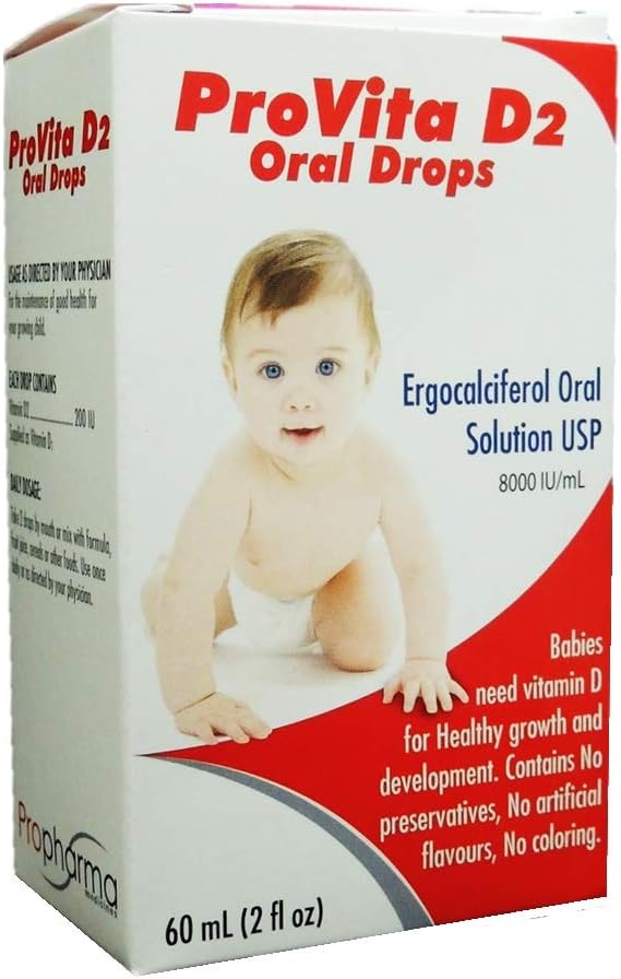 ProVita D2 Oral Drops 2 fl oz, 60 mL