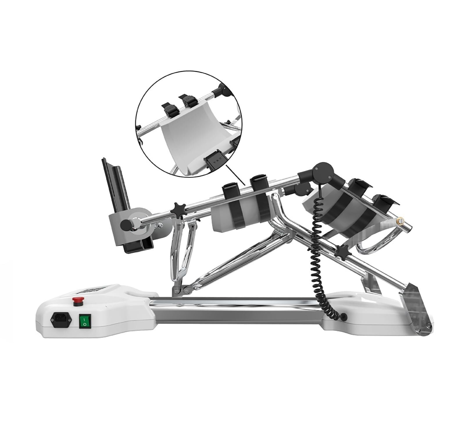 Maszyna Do Fizjoterapii Kolan I Nóg, Trener Rehabilitacji Kończyn Dolnych Z Ekranem LCD, Inteligentne Parametry Ustawień, 3 Tryby I 3 Poziomy Regulacji Intensywności, Uniwersalny Dla Obu Nóg