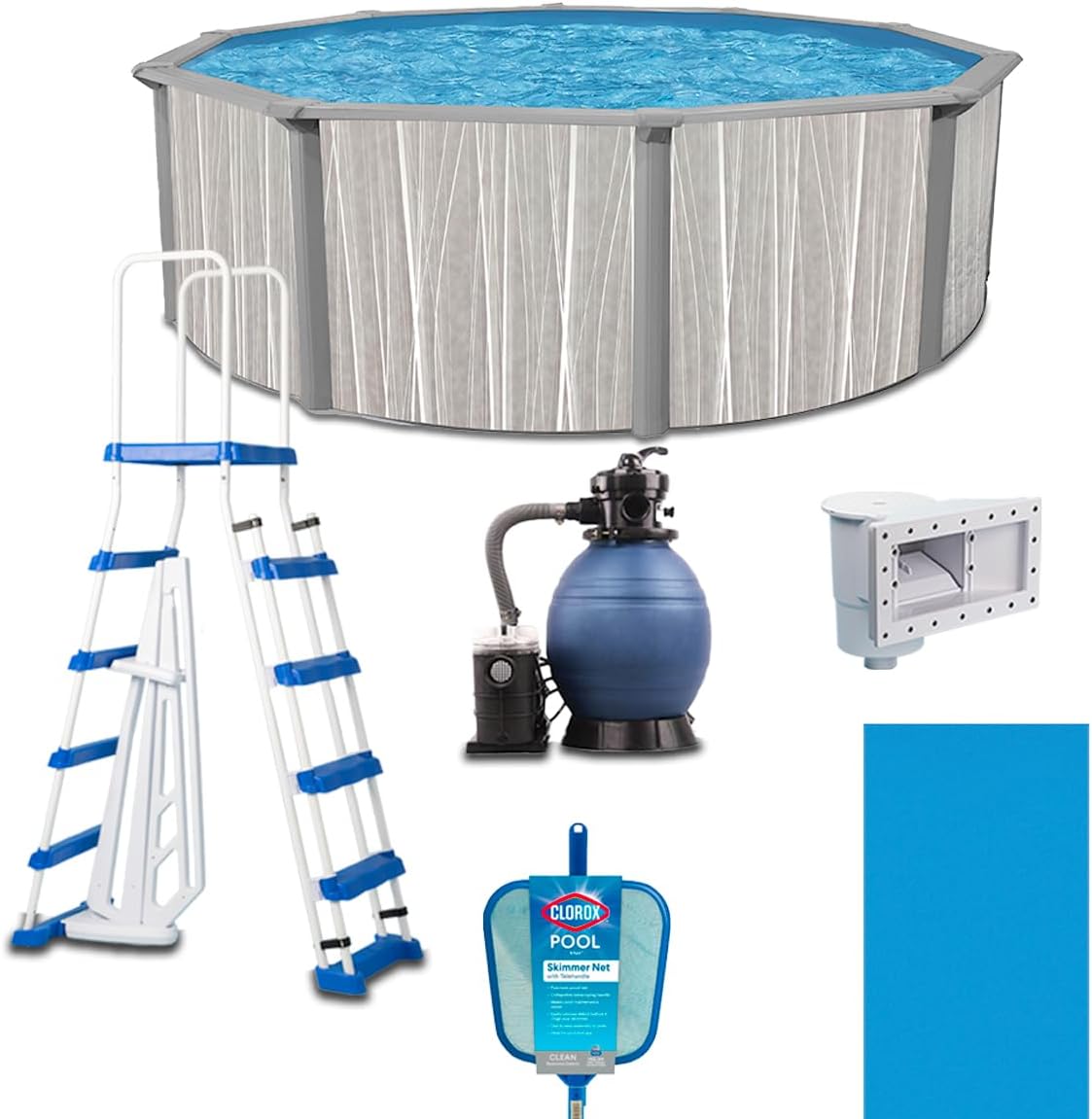 WaterThat Ashland 12x52 Steel Frame Above Ground Pool: Best DIY Backyard Pool Kit for Family Garden Retreats