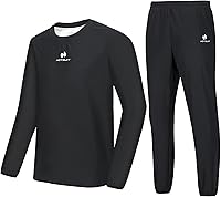 Vista 1 de HOTSUIT Traje de sauna para hombre, traje de sudor, chaqueta de entrenamiento duradera para gimnasio