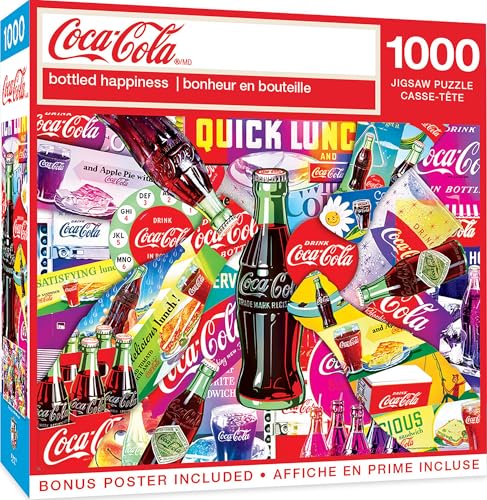 MasterPieces 1000 Piece Jigsaw Puzzle for Adults and Families - Coca-Cola Bottled Happiness - 19.25"x26.75"