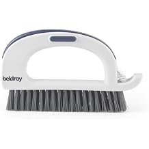 Beldray Deep Clean 3 in 1 Track Brush Edges & Crevices, Detailing Attachment, Loop Scrubber Attachment, Ergonomic Handle, Soft Bristles, Durable, Precision Cleaning, Hard to Reach Areas