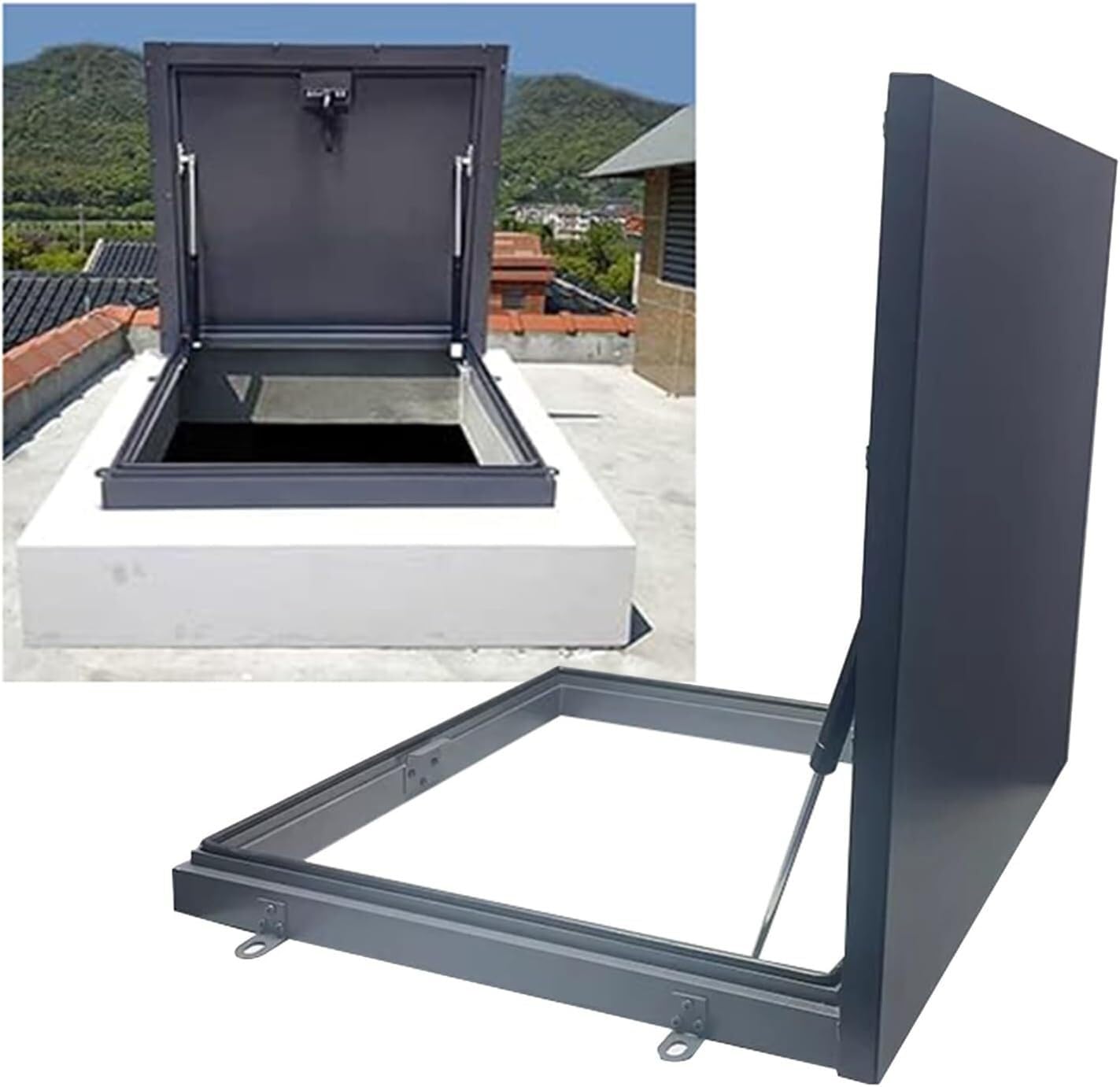 VUIKLCty Heavy-duty Roof Access Door Suitable For Residential/exit Projects(70x70CM/27.6x27.6in)