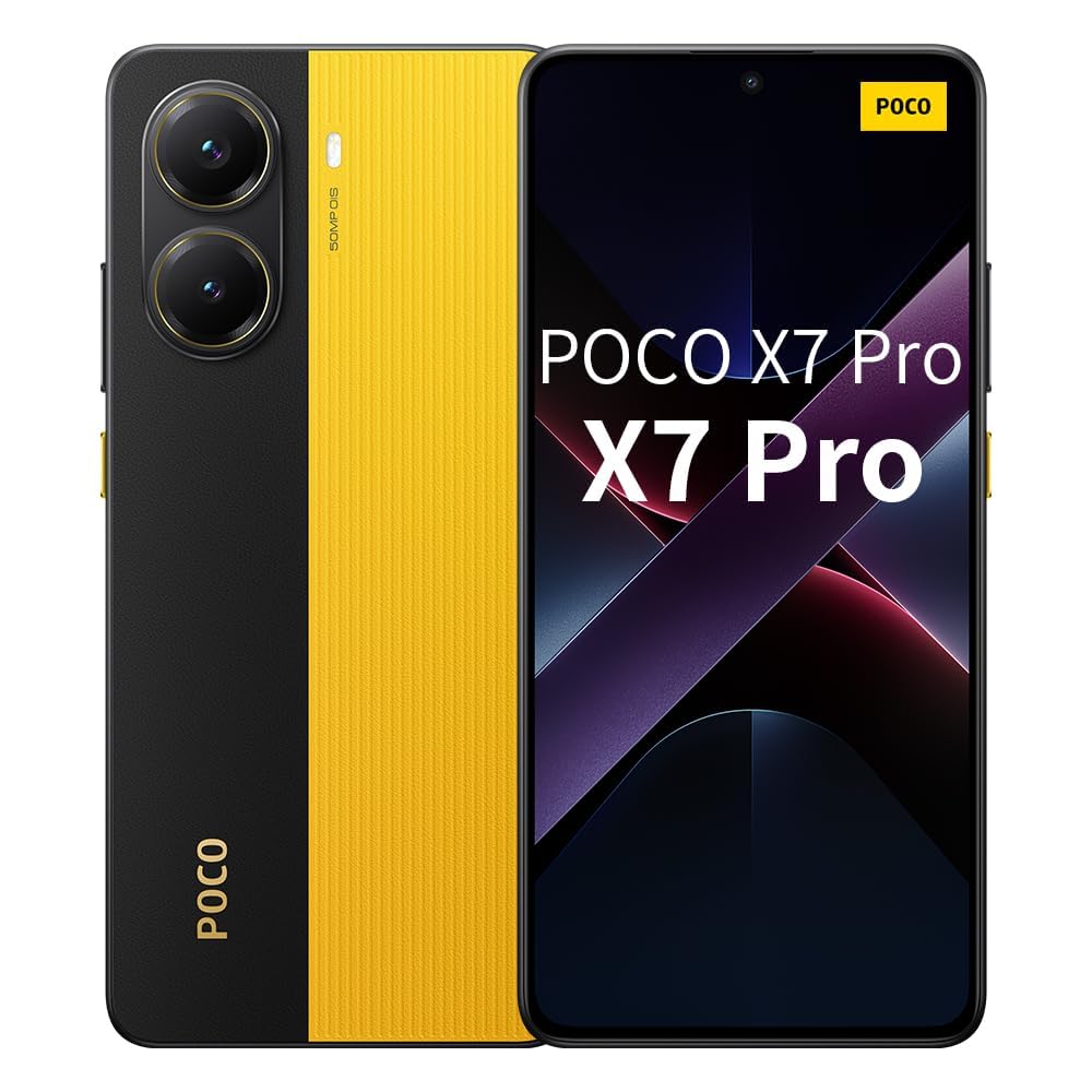 Smartphone Xiaomi Poco X7 Pro 5G NFC 8GB RAM 256GB ROM Amarelo
