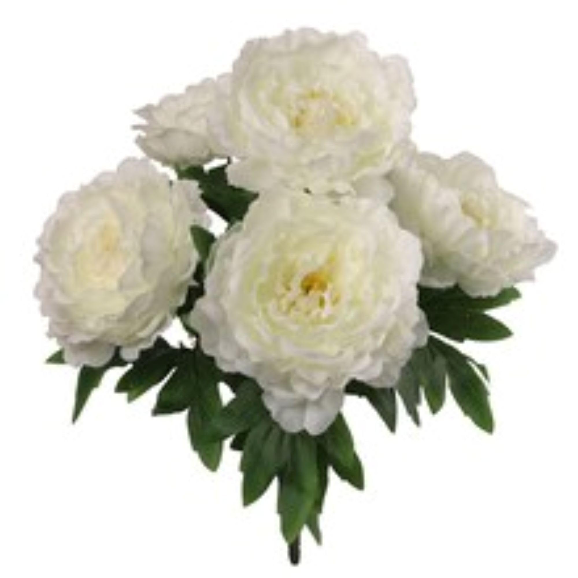 Larksilk 2 PC Peony Bush w/ 5 Silk Blooms 20