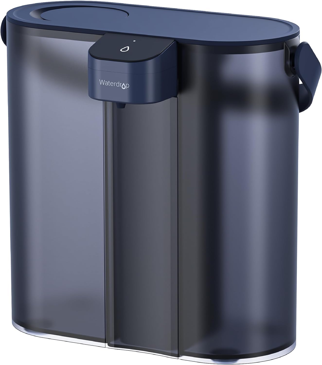 Waterdrop Carafe Filtrante Électrique Instantanée pour Réfrigérateur avec Filtre de 3 Mois, Système de Filtre à Eau de Comptoir, Réduit le Chlore, Plomb, Mercure, Réduit les PFAS, 757 Litres, Bleu